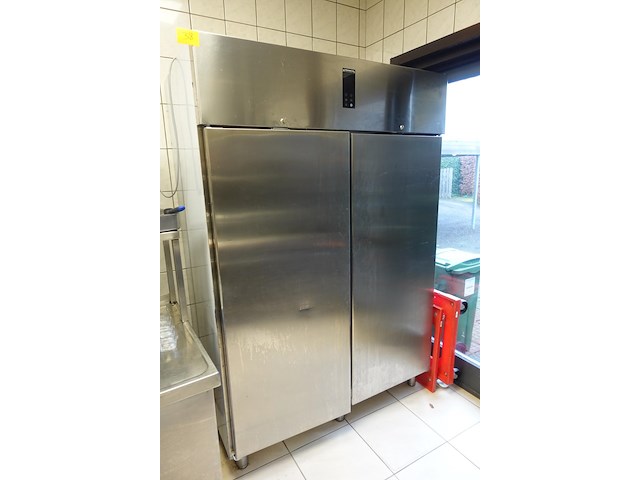Inox dubbele koelkast franstal - afbeelding 1 van  5