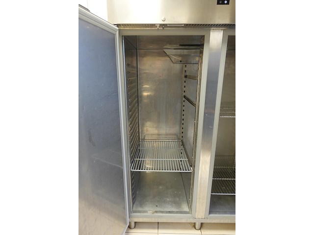 Inox dubbele koelkast franstal - afbeelding 2 van  5
