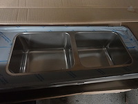Inox dubbele spoelbak franke - afbeelding 4 van  5