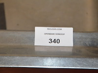 Inox dubbele spoelbak met mengkraan afm. 200x60x80 - afbeelding 5 van  7