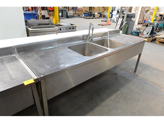 Inox dubbele spoelbak - afbeelding 4 van  4