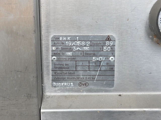 Inox elektrische kookplaat buderus furka bhk1 - afbeelding 4 van  5