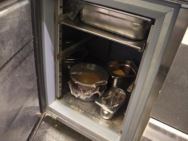 Inox frigo met opzetstuk - afbeelding 10 van  11