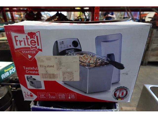 Inox friteuse fritel + soepketel horeca select - afbeelding 2 van  5