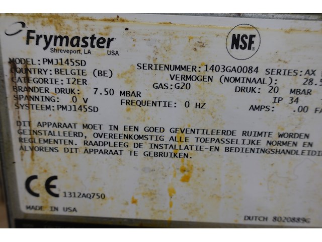 Inox friteuse frymaster - afbeelding 7 van  7