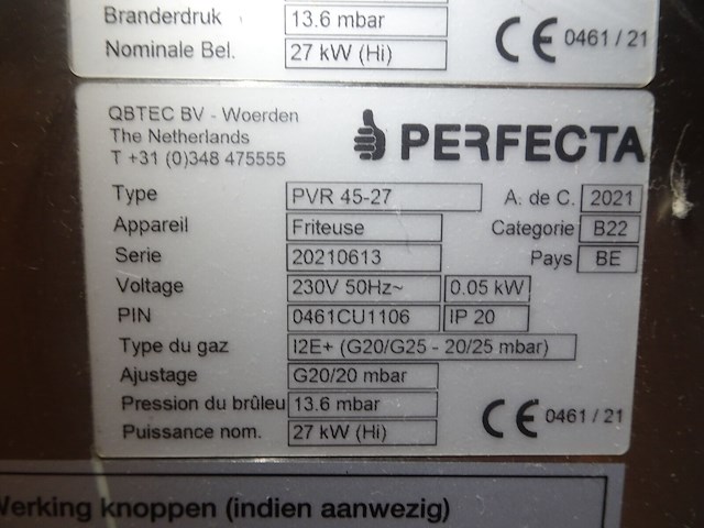 Inox friteuse perfecta - afbeelding 5 van  5
