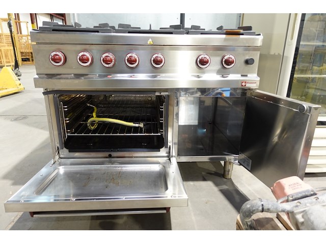 Inox gasfornuis diamond - afbeelding 3 van  6