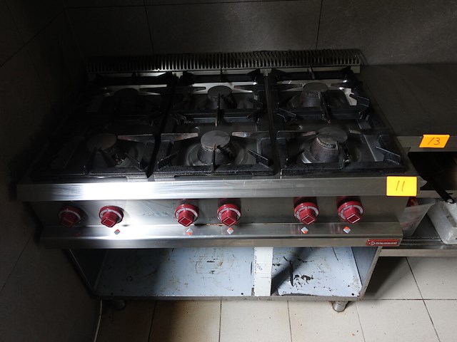 Inox gasfornuis diamond - afbeelding 2 van  3