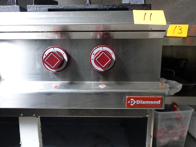 Inox gasfornuis diamond - afbeelding 3 van  3