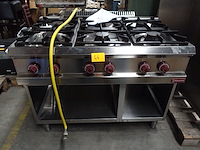 Inox gasfornuis diamond - afbeelding 1 van  3