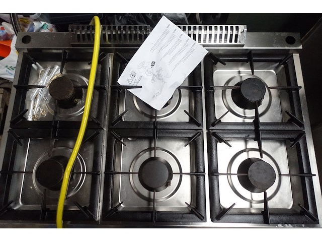 Inox gasfornuis diamond - afbeelding 2 van  3