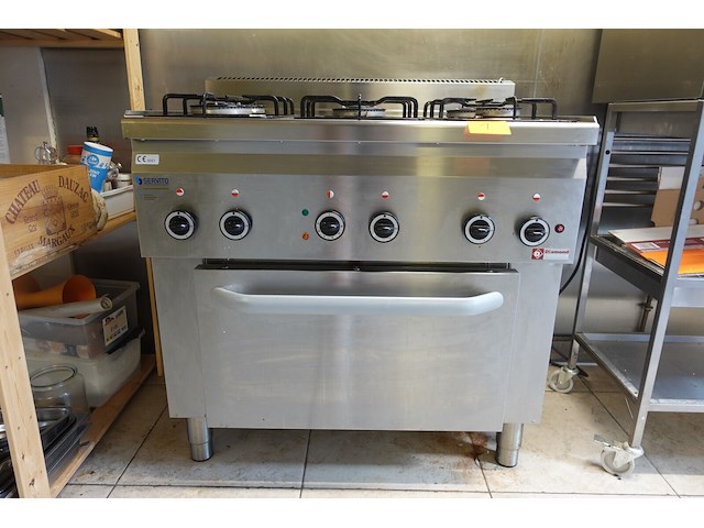 Inox gasfornuis diamond - afbeelding 6 van  12