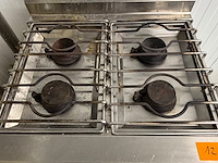 Inox gasfornuis mas-baga - afbeelding 2 van  4