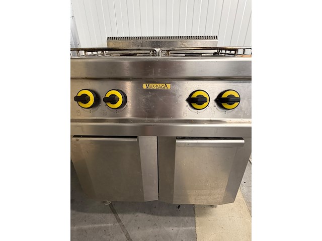Inox gasfornuis mas-baga - afbeelding 3 van  4