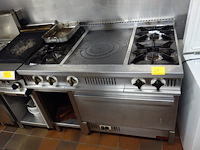Inox gasfornuis / oven - afbeelding 2 van  4