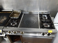 Inox gasfornuis / oven - afbeelding 3 van  4