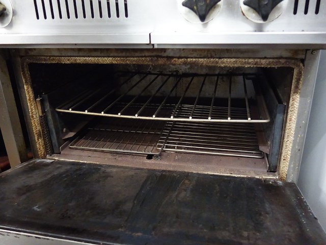 Inox gasfornuis / oven - afbeelding 4 van  4