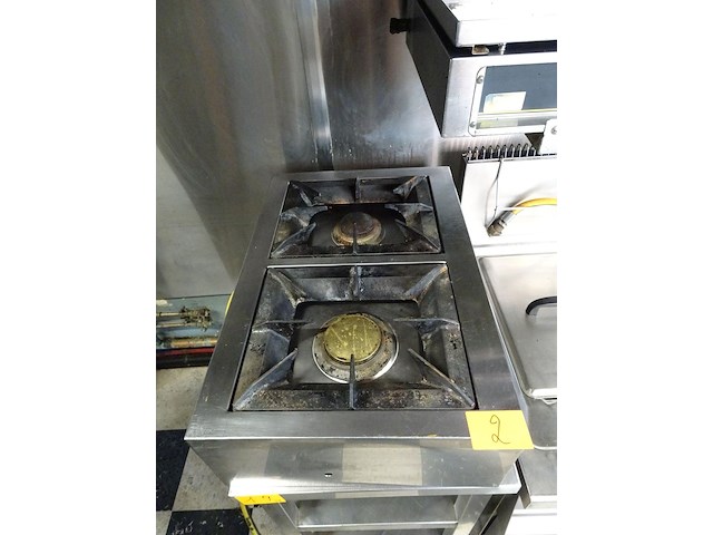 Inox gasfornuis roller grill - afbeelding 1 van  4