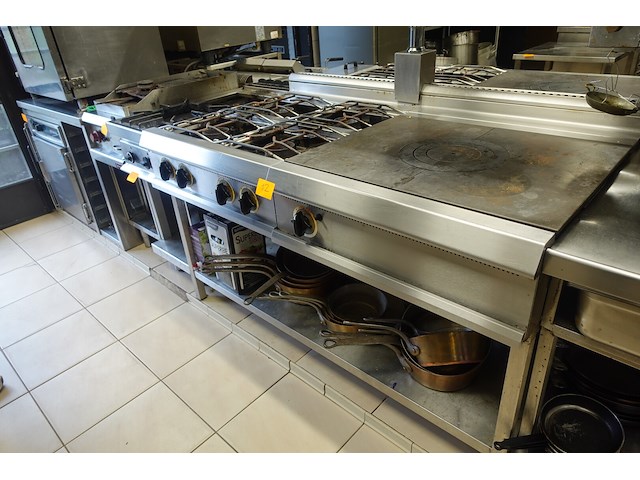 Inox gasfornuis - afbeelding 2 van  8