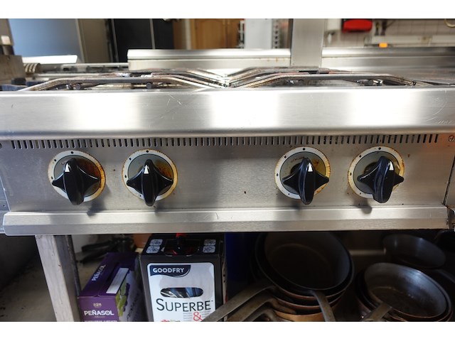 Inox gasfornuis - afbeelding 4 van  8