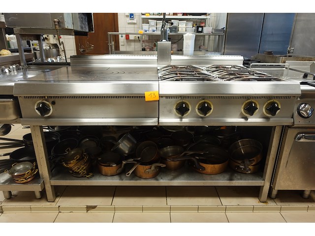 Inox gasfornuis - afbeelding 1 van  7