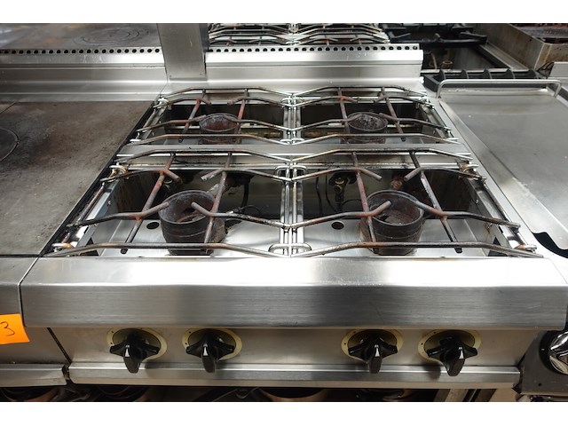 Inox gasfornuis - afbeelding 3 van  7