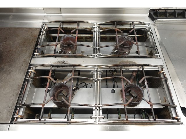 Inox gasfornuis - afbeelding 6 van  7