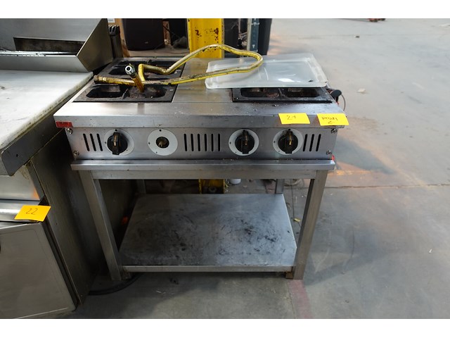 Inox gasfornuis - afbeelding 1 van  5