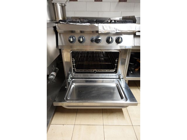Inox gasfornuis - afbeelding 2 van  12