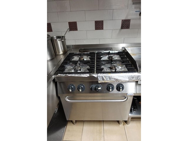 Inox gasfornuis - afbeelding 5 van  12