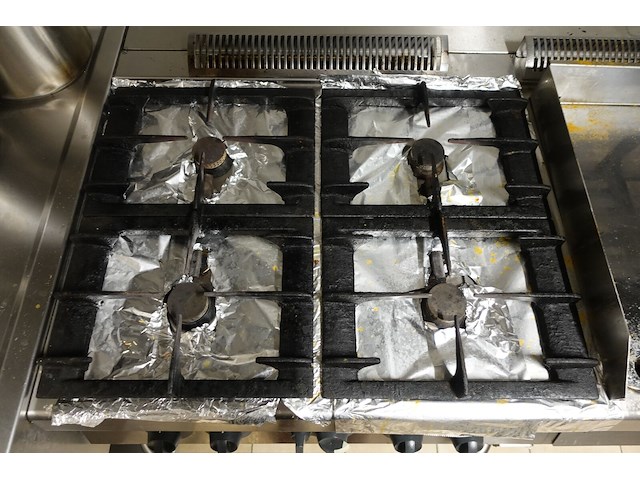 Inox gasfornuis - afbeelding 9 van  12