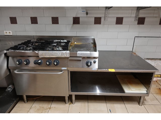 Inox gasfornuis - afbeelding 1 van  9