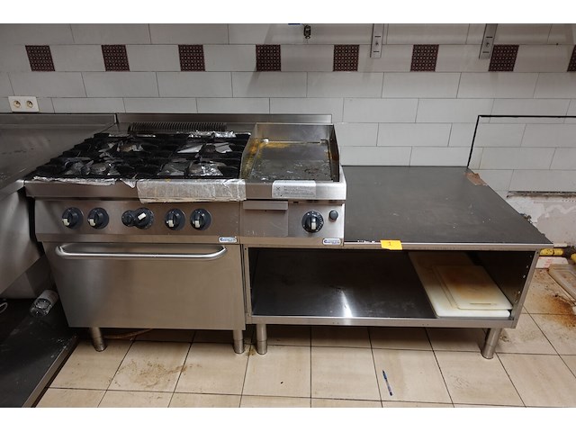 Inox gasfornuis - afbeelding 2 van  9