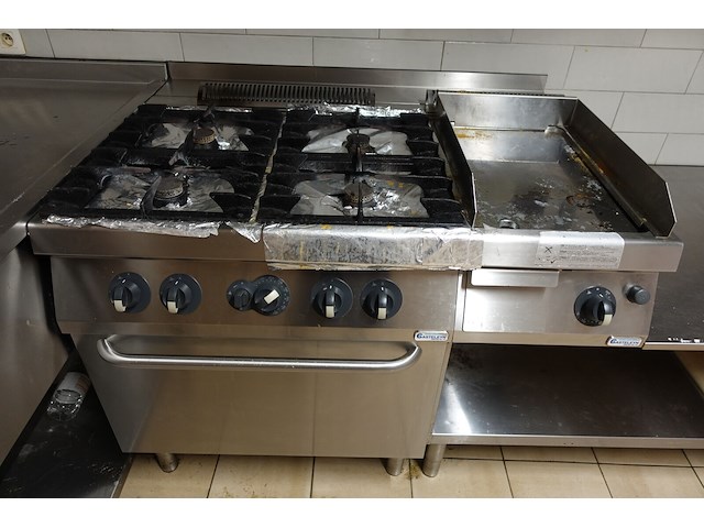 Inox gasfornuis - afbeelding 3 van  9