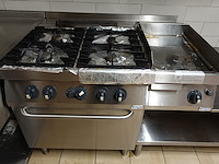 Inox gasfornuis - afbeelding 3 van  9