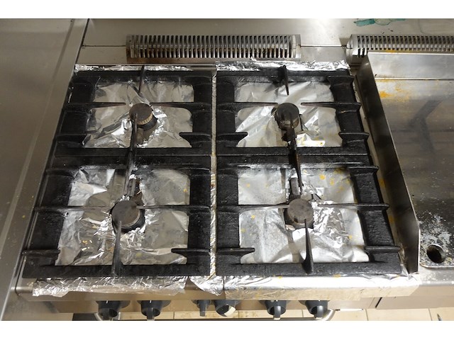 Inox gasfornuis - afbeelding 4 van  9