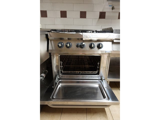 Inox gasfornuis - afbeelding 6 van  9