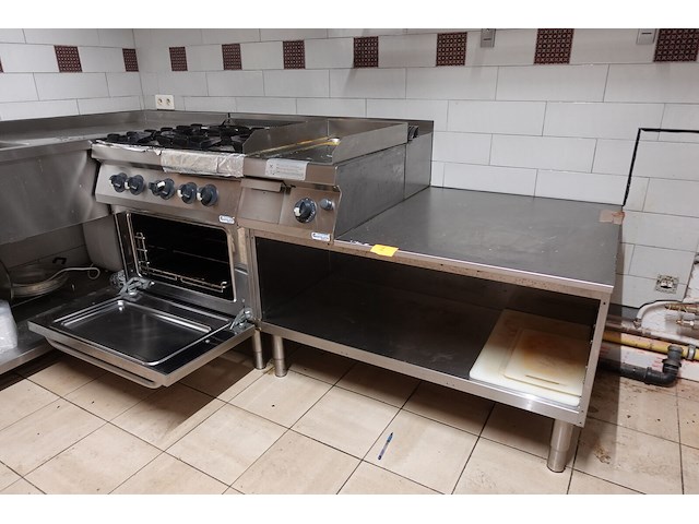 Inox gasfornuis - afbeelding 8 van  9