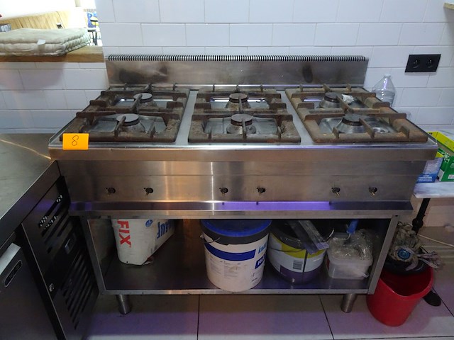 Inox gasfornuis - afbeelding 1 van  4