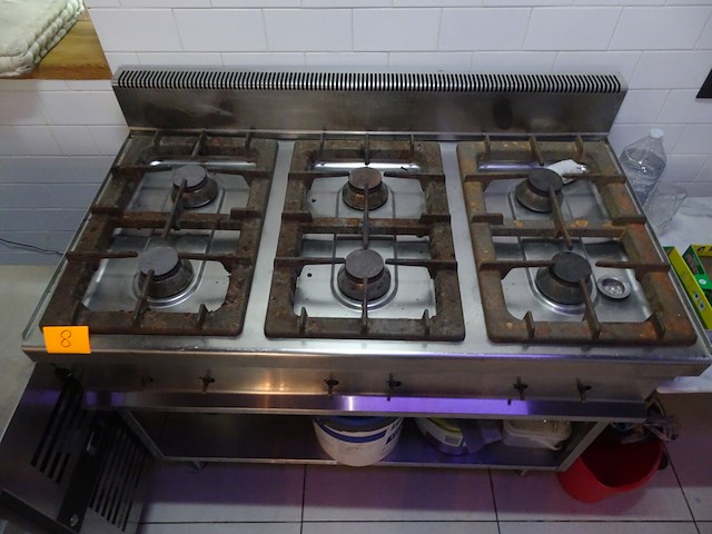 Inox gasfornuis - afbeelding 3 van  4