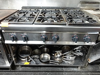 Inox gasfornuisn berto's - afbeelding 1 van  7