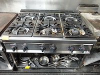 Inox gasfornuisn berto's - afbeelding 2 van  7