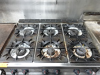 Inox gasfornuisn berto's - afbeelding 3 van  7