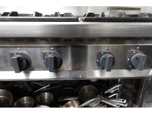 Inox gasfornuisn berto's - afbeelding 5 van  7