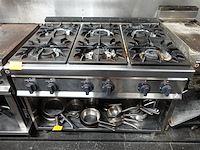 Inox gasfornuisn berto's - afbeelding 6 van  7