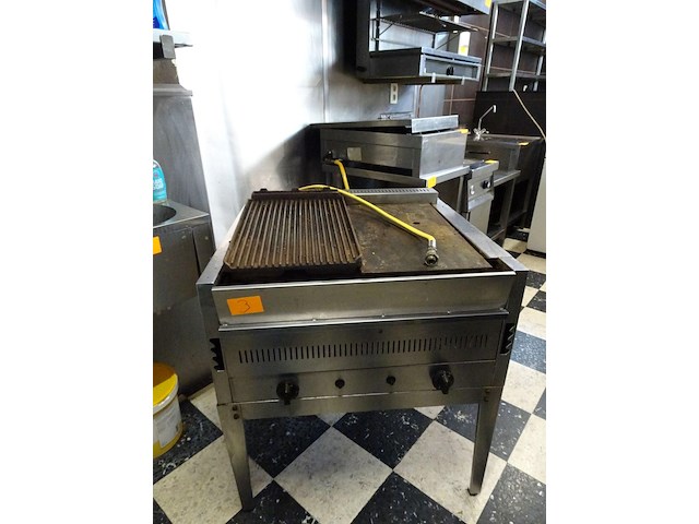 Inox gasgrill - afbeelding 1 van  3