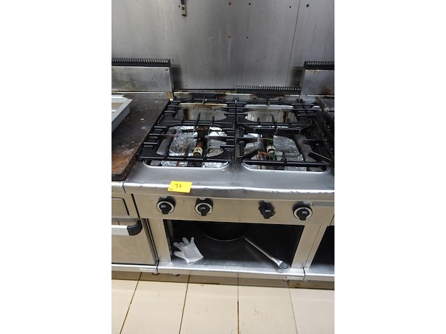 Inox gasvuur - afbeelding 5 van  10