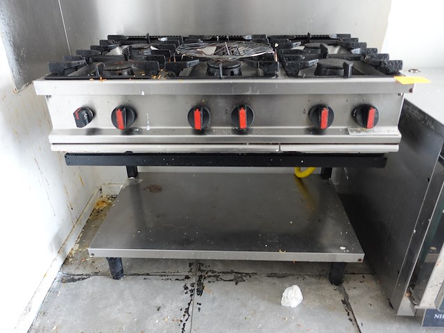 Inox gasvuurfornuis angelopo - afbeelding 1 van  4