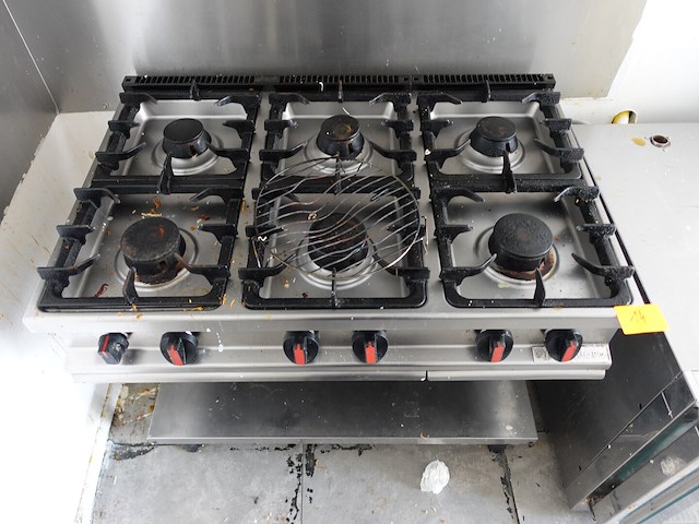 Inox gasvuurfornuis angelopo - afbeelding 2 van  4