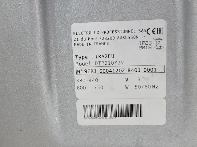 Inox groentensnijder (capaciteit dito sama tr210 - afbeelding 3 van  8